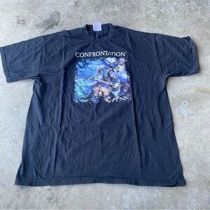 Rackham Confrontation Board Game Double Sided Black Promo T-Shirt